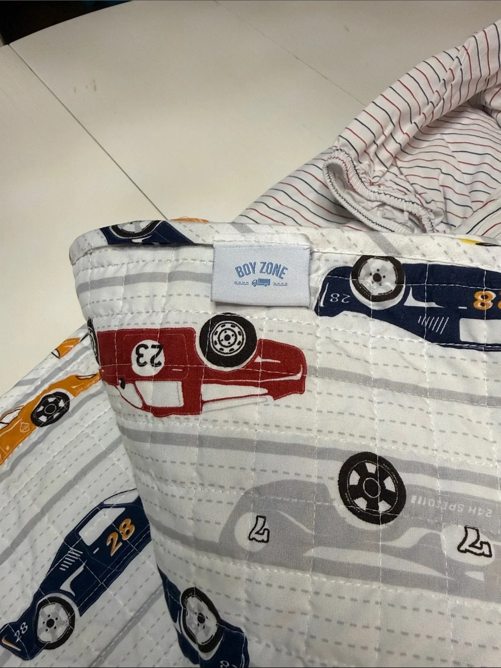 Kids' Race Car Quilt and bedding 4 pieces Twin Set